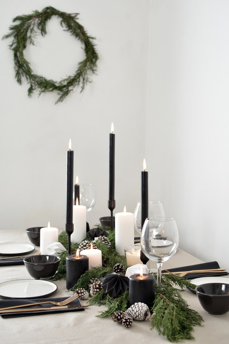 scandi-inspired tablescape