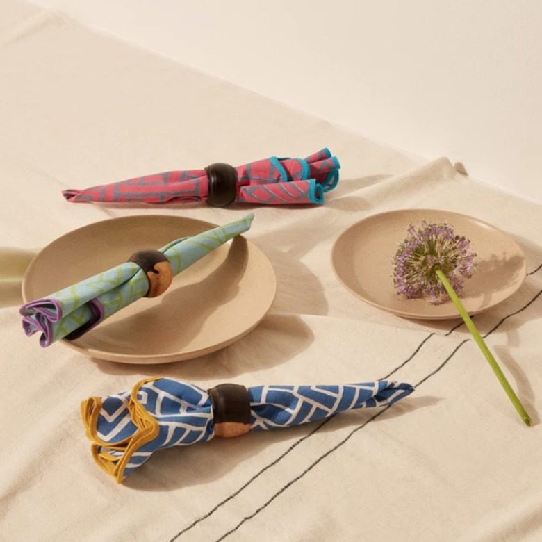 Modern wooden napkin holders