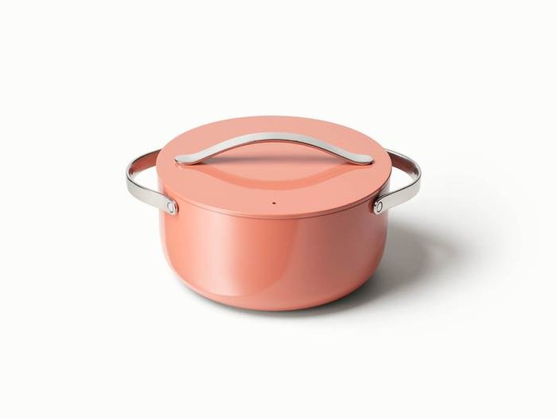 pink ceramic bakeware