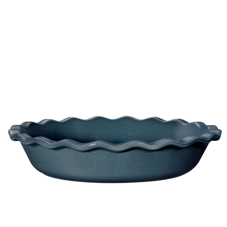 blue ceramic bakeware