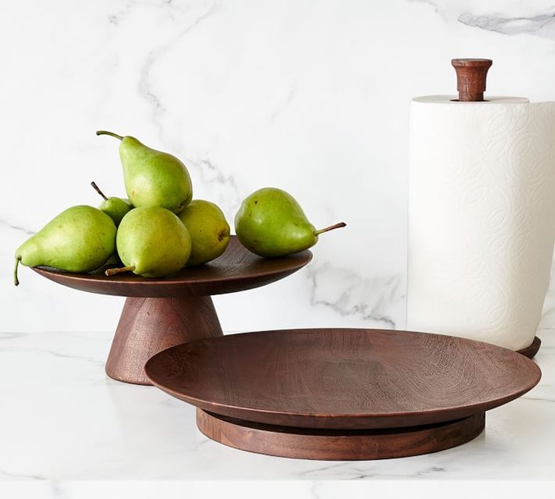 Pottery Barn Chateau Wood Lazy Susan