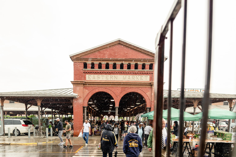 A main sales sheds in the Eastern Market