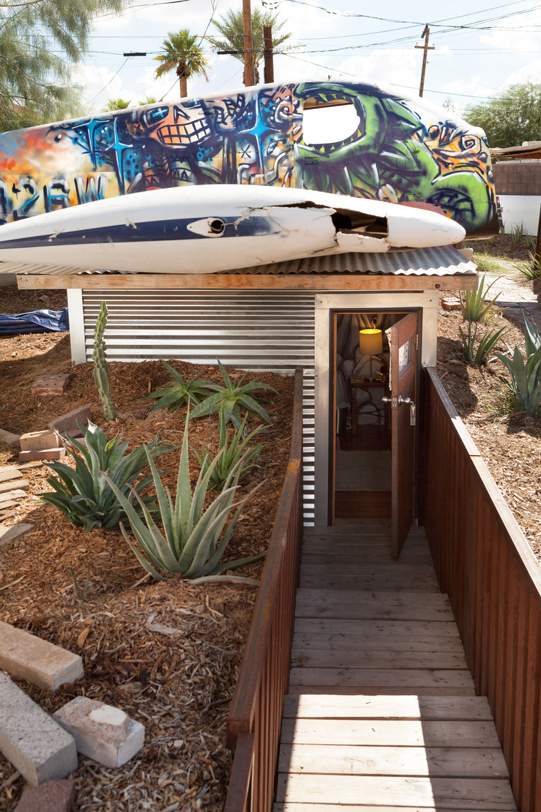 Artwork at one of Derrick Pacheco's rental properties