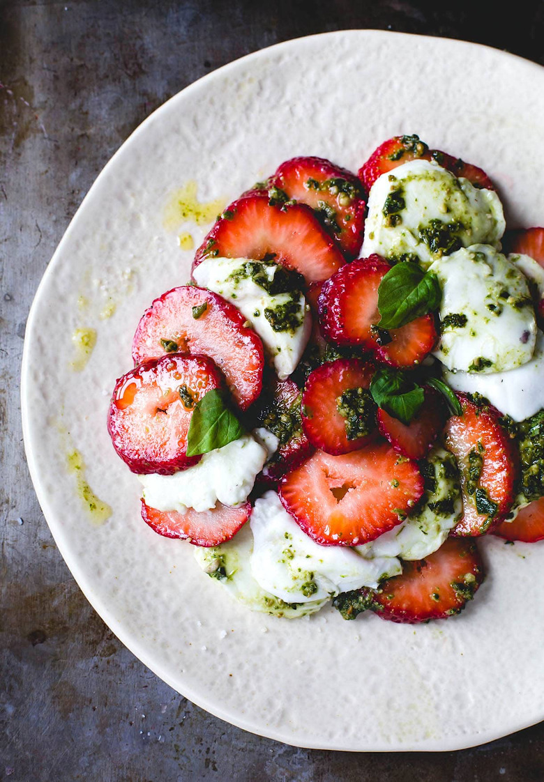 Strawberry Pesto Salad by Heartbeet Kitchen