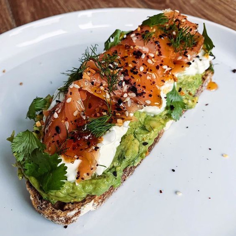 Toasted Table Smoked Salmon Avocado Toast