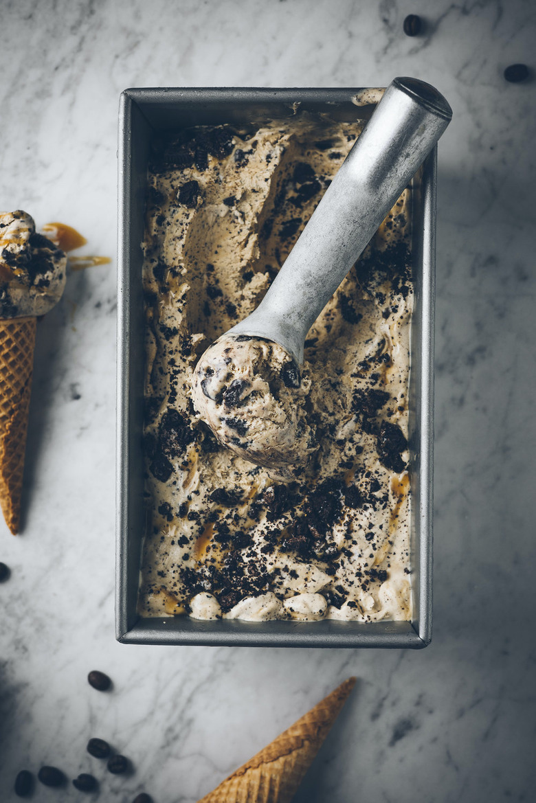 The Broken Bread No-Churn Coffee & Cookie Ice Cream