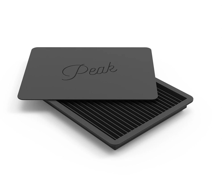 black crushed ice tray