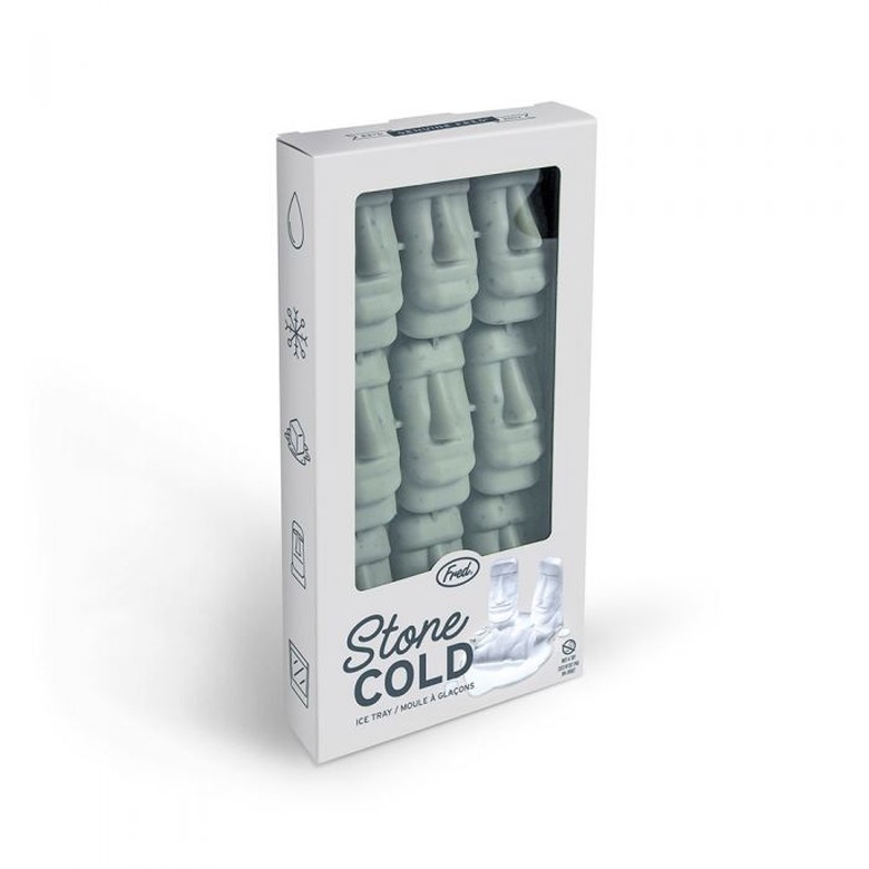 Easter Island head ice tray