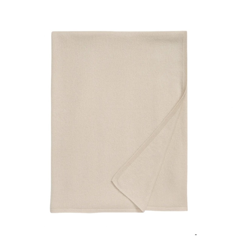 cashmere cream blanket