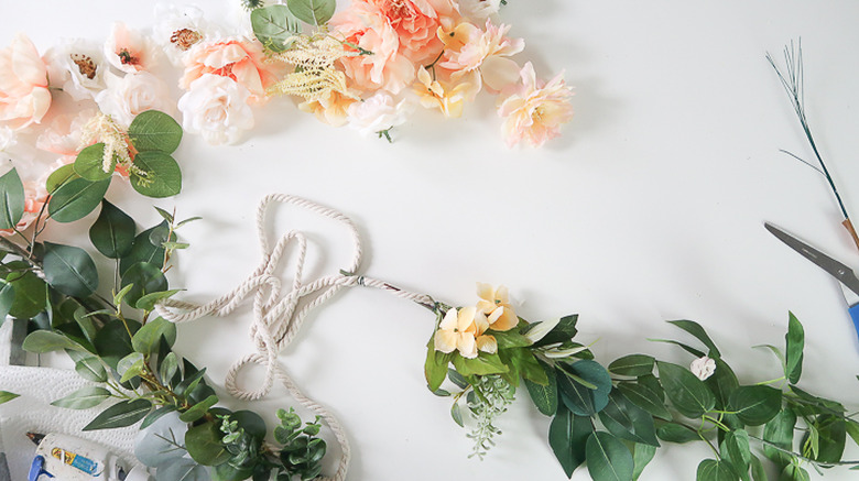 Continue to add greenery.