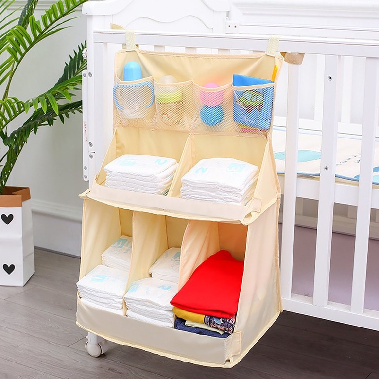 hanging diaper caddy