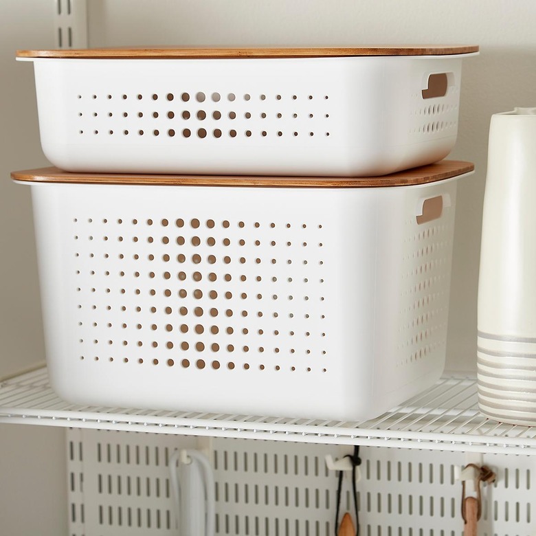 White Nordic Storage Basket