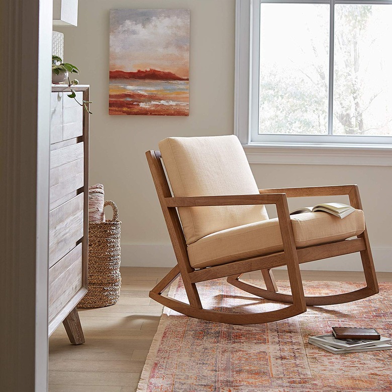 Stone & Beam Modern Hardwood Rocking Chair