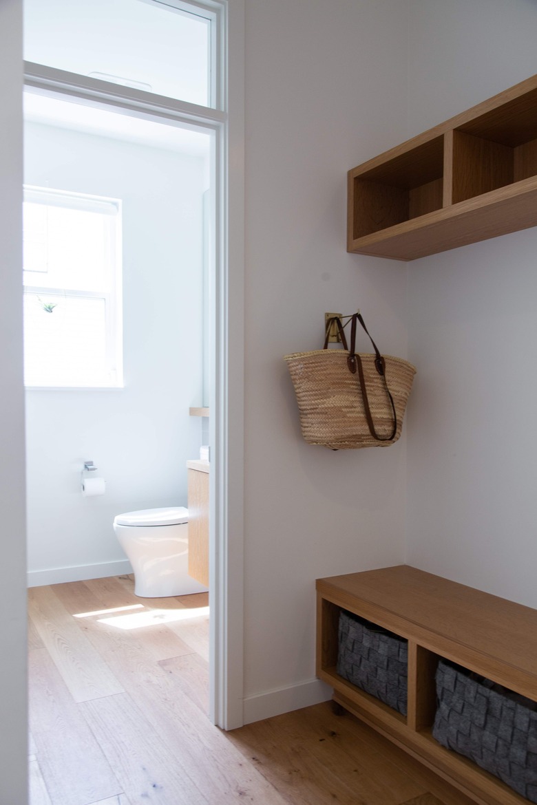 Mud room in Meakins home