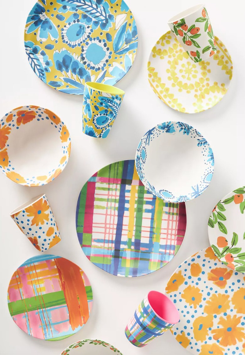 Vera for Anthropologie Perennial Bamboo Melamine Tumbler