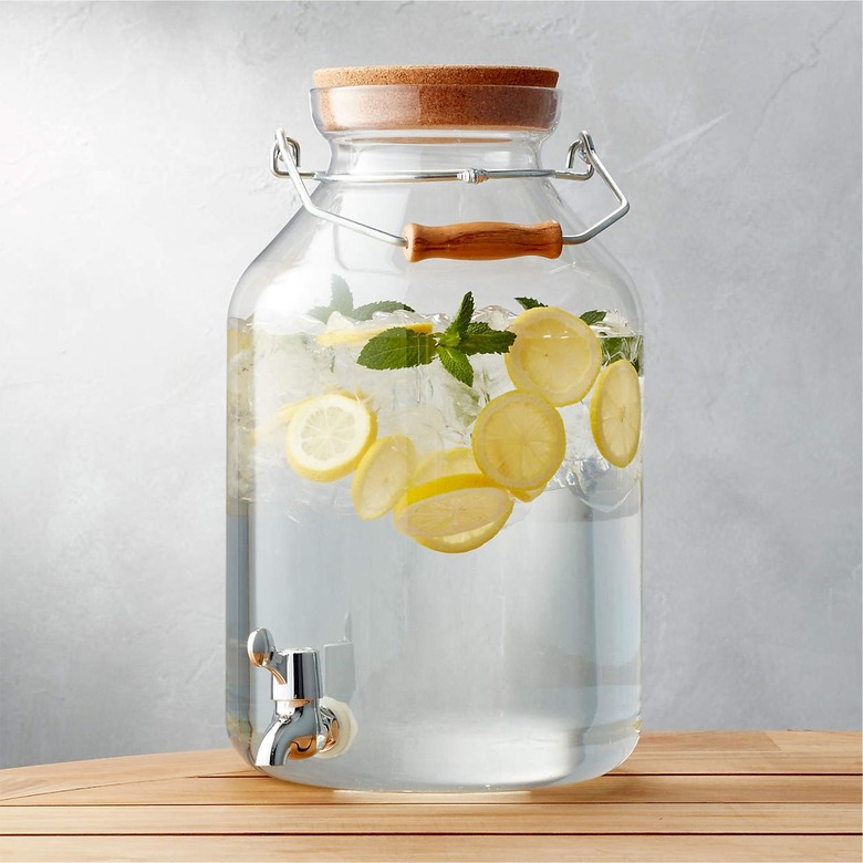 Crate & Barrel Acrylic Drink Dispenser