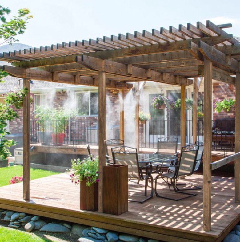 walmart orbit gazebo misting kit