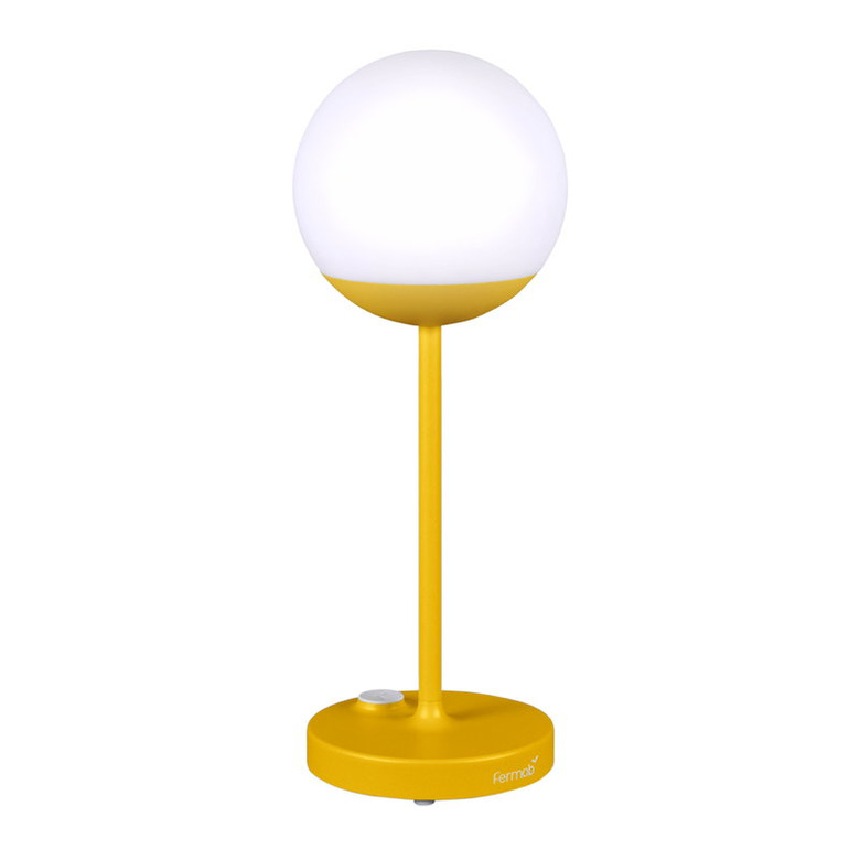 yellow outdoor table lamp