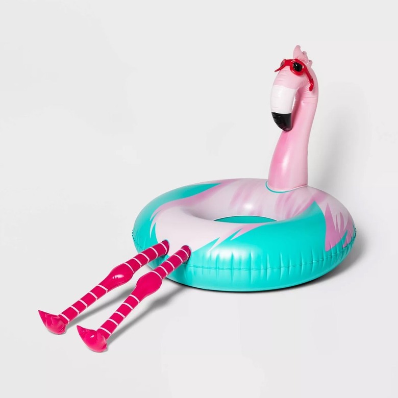 Sun Squad Flamingo Pool Float With Legs
