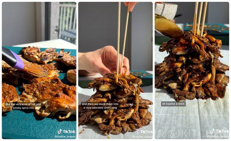 oyster mushroom shawarma