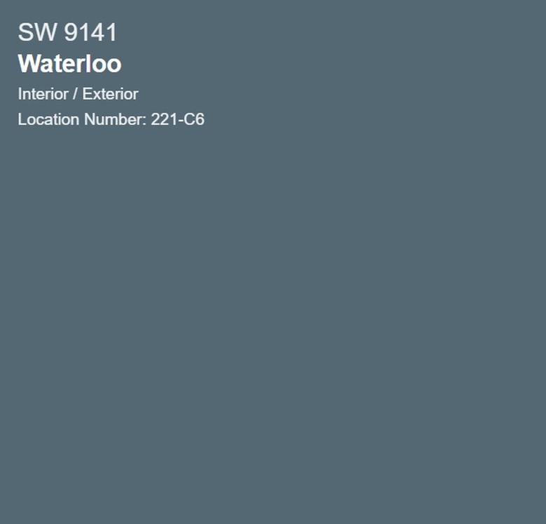 Sherwin-Williams Waterloo paint