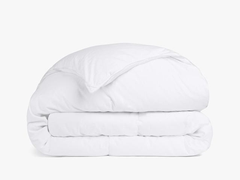 parachute folded white down alternative duvet insert