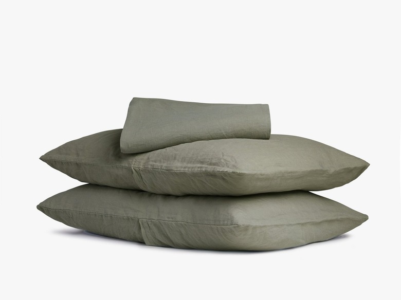 Linen Sheet Set With Top Sheet