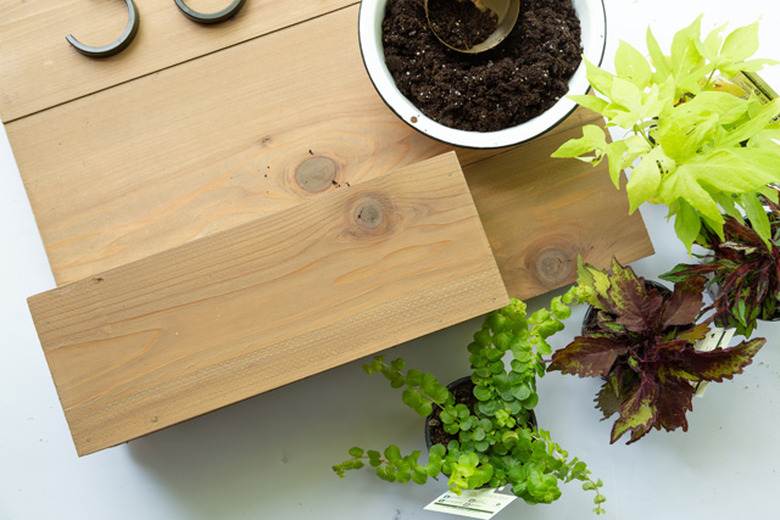 DIY House Number Planter steps