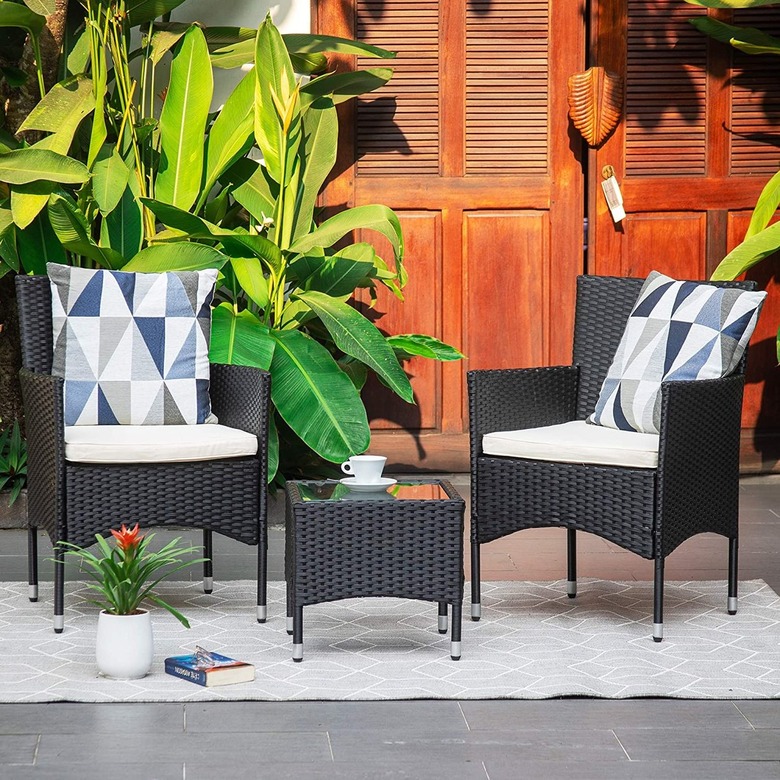 M&W 3-Piece Patio Bistro Set