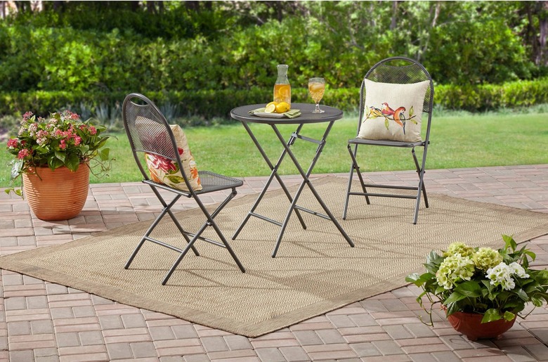 Mainstays Steel Mesh 3-Piece Folding Set