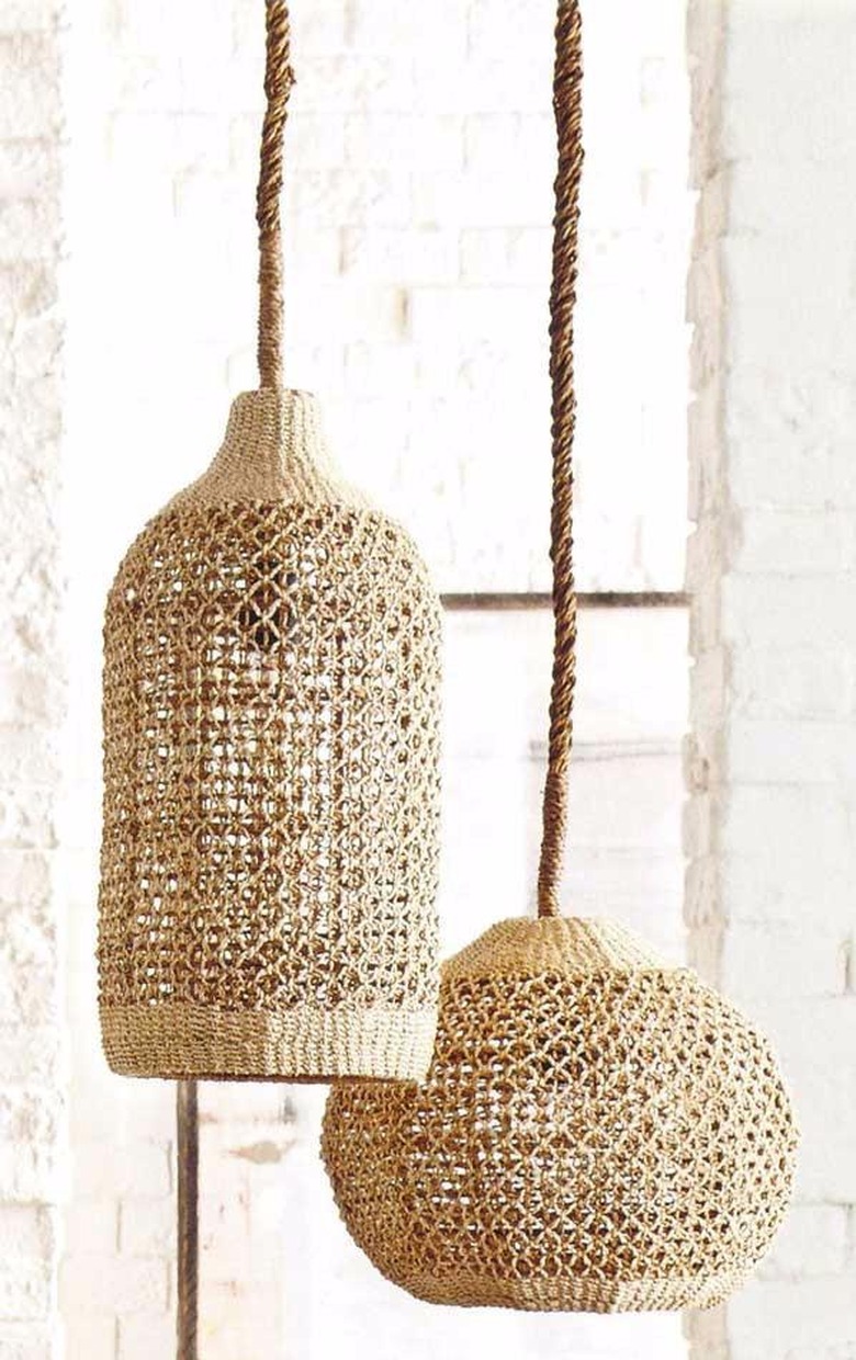 Burke Decor Abaca Woven Pendants