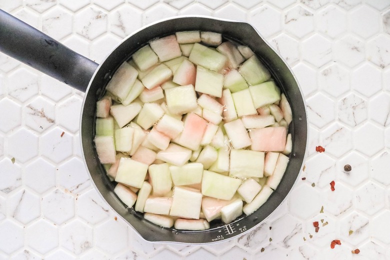 Cover with water and chill overnight