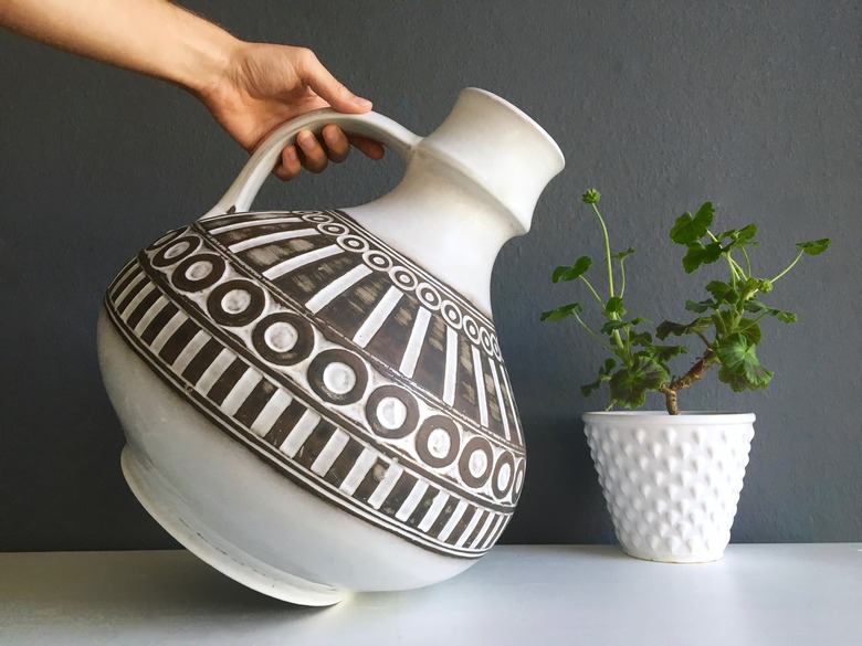 Large vintage midcentury vase