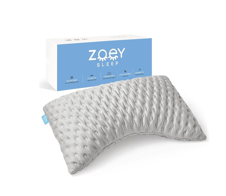 curved pillow for side sleepers