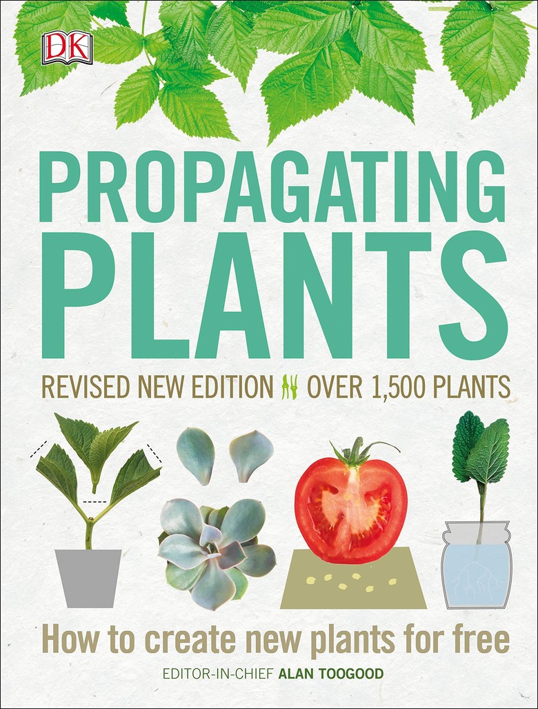 book cover with plants and title that reads Propagating Plants: Revised New Edition In Over 1