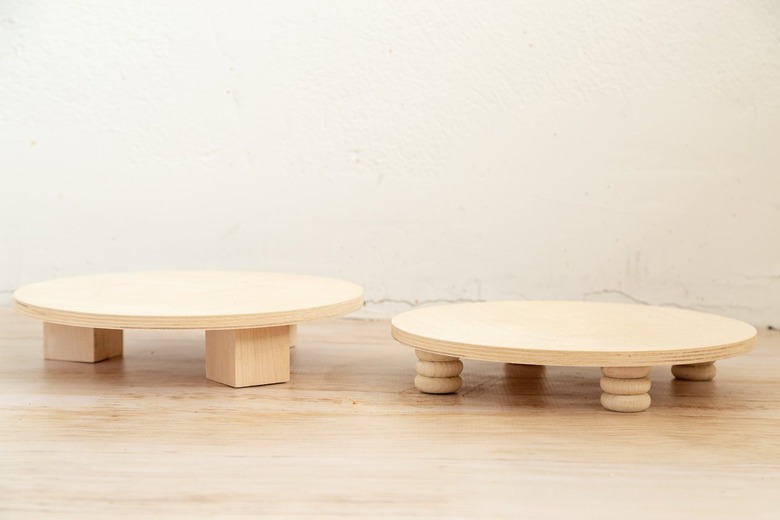 DIY wood plant risers