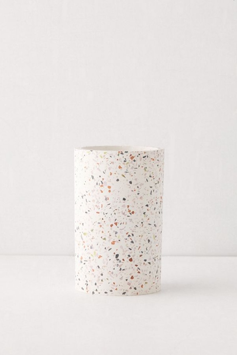 tall terrazzo planter