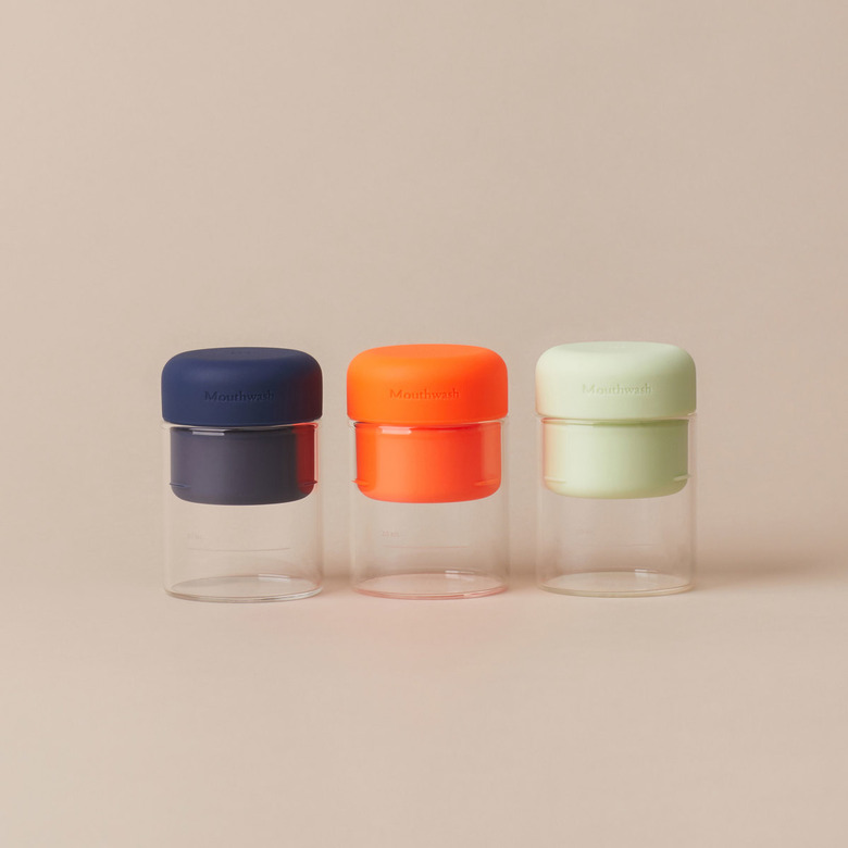 By Humankind's Mouthwash Containers in blue
