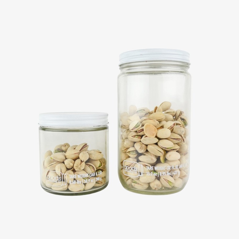 Goods Holding Company's Reusable Jars with Tare Weight