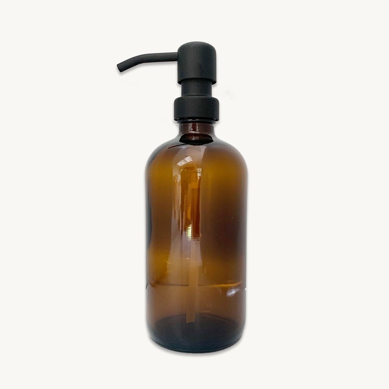 ZeroWasteStore's Amber Glass Soap Dispenser
