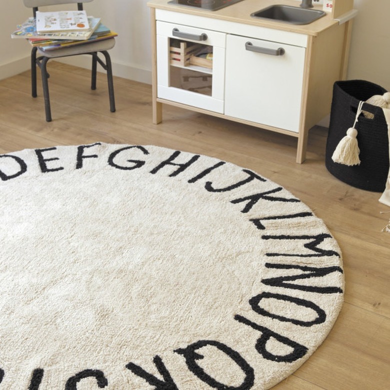 Lorena Canals Round ABC Washable Rug