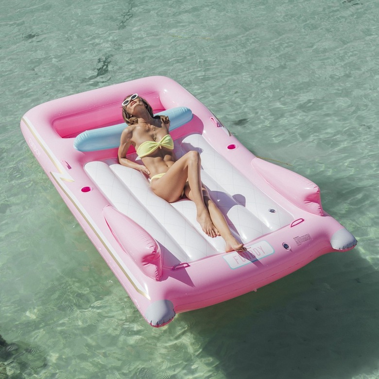 FUNBOY Retro Pink Convertible Pool Float