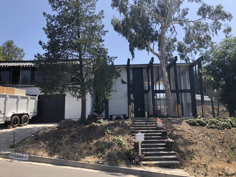 exterior of a post-and-beam home