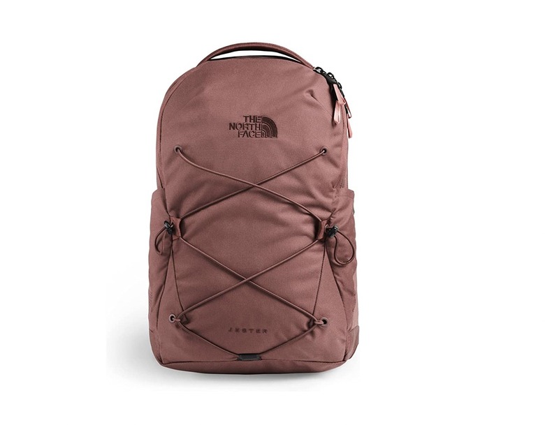 pink north face backpack