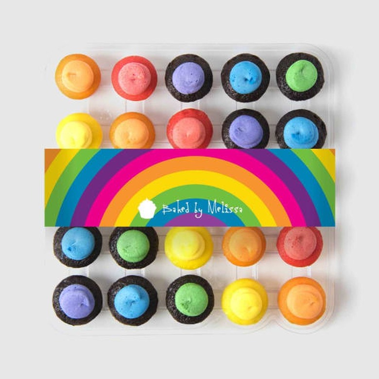 baked by melissa pride rainbow mini cupcakes