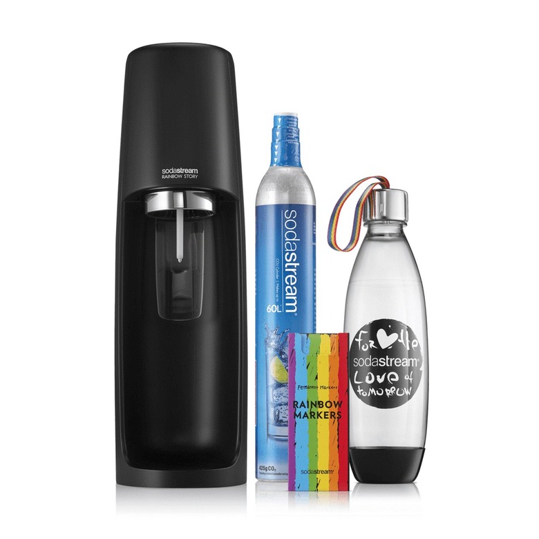 sodastream pride sparkling water bundle