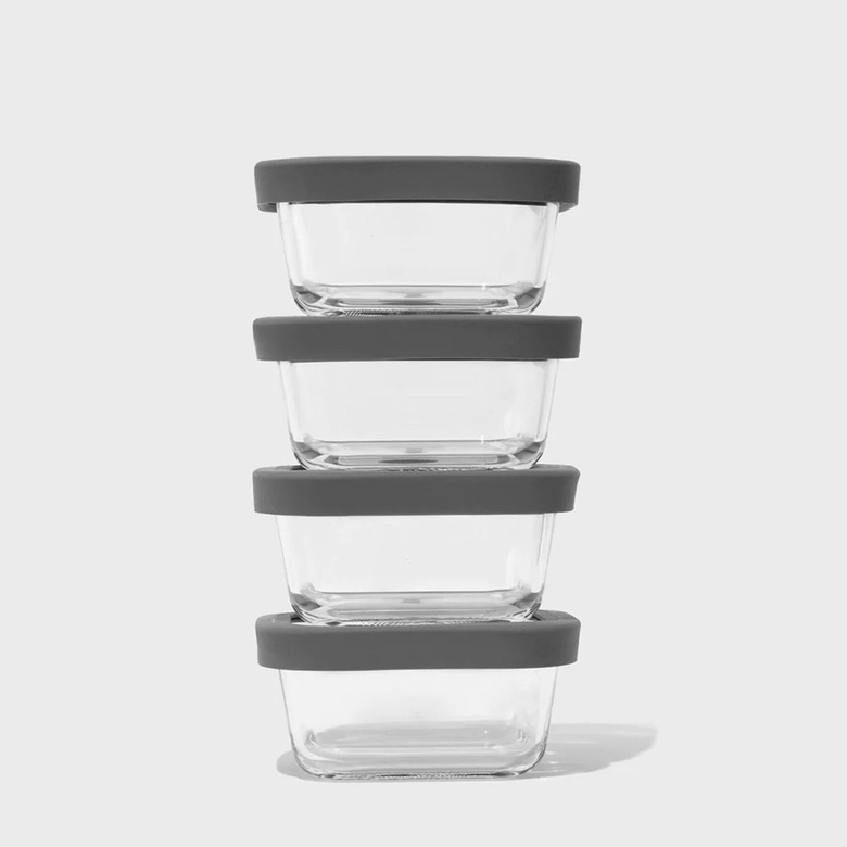 Public Goods Square Glass Food Storage