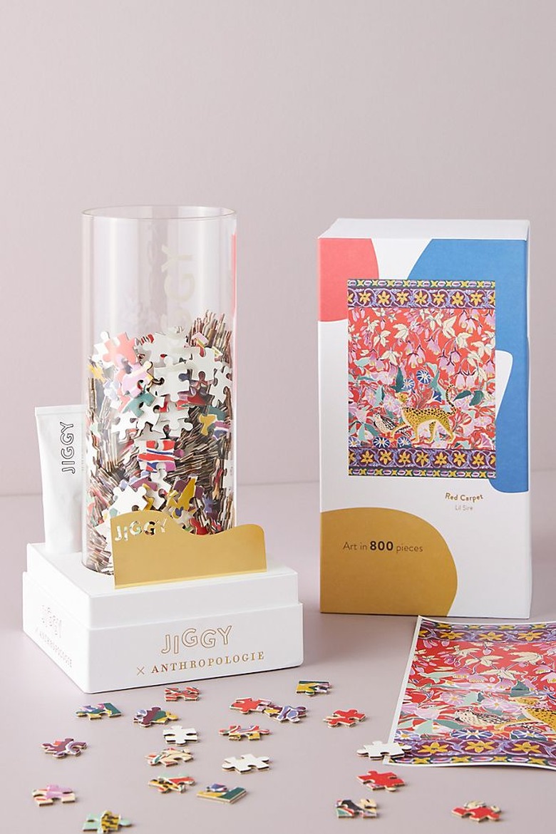 jiggy x anthropologie puzzle and glue set