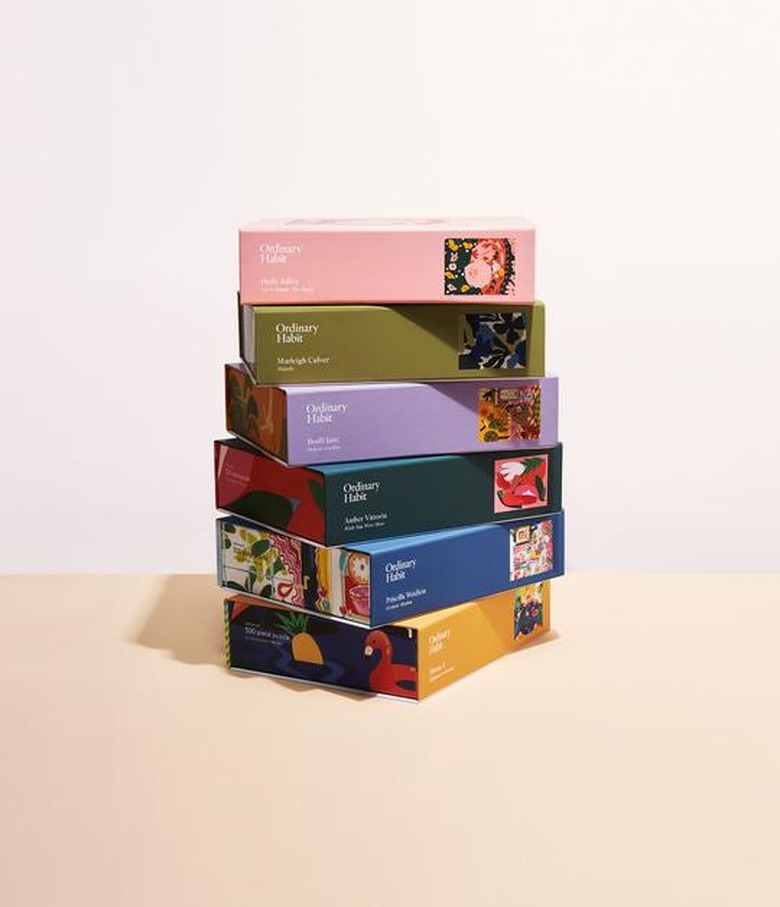 ordinary habit stacked puzzle boxes