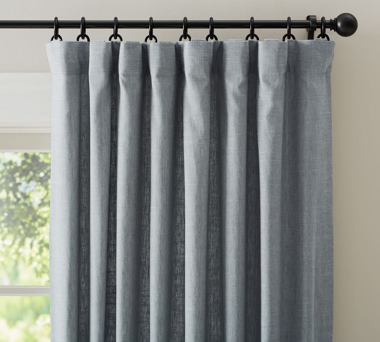 Pottery Barn Emery Linen/Cotton Rod Pocket Blackout Curtain Panel